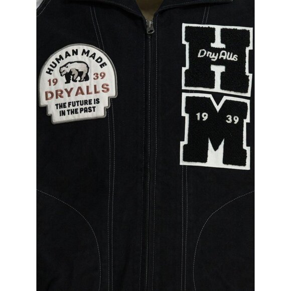 Human Made Satin Varsity Bomber Jacket Tag Size M Men - Picture 3 of 4